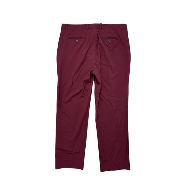 J.CREW Eaton Trouser Tollegno 1900 Italian Stretch Wool in Plum Purple Size 8 - Picture 2 of 7